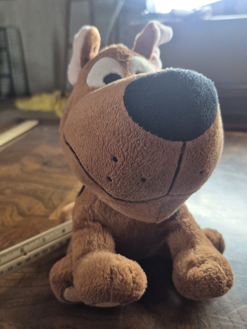 Soft Brown Plush Dog Stuffed Animal - Cozy Cuddly Toy